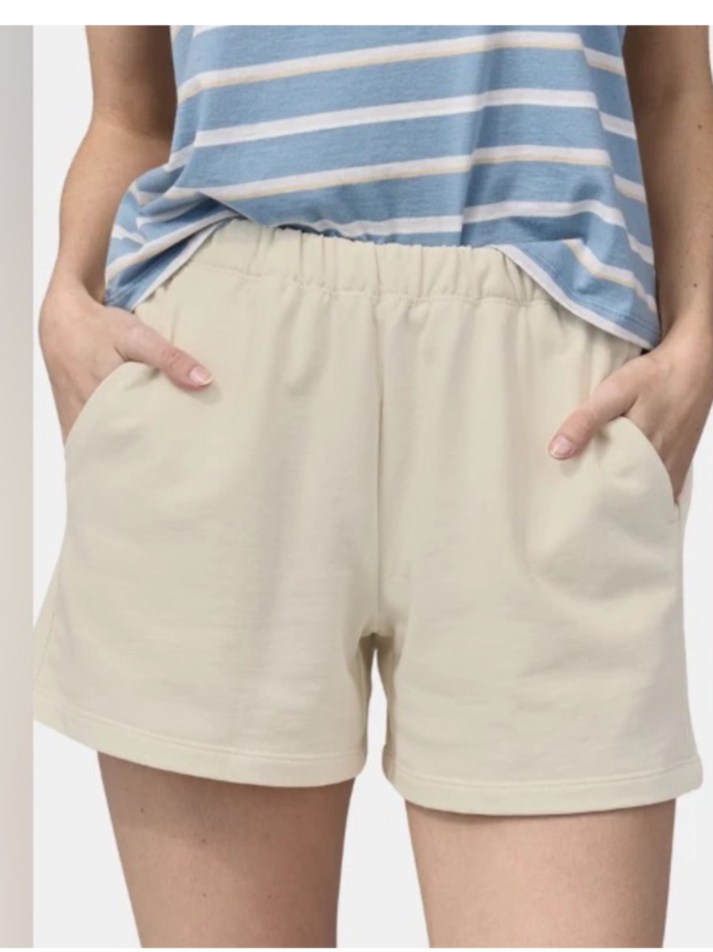 NWT PATAGONIA Regenerative Organic Certified® Cotton Essential Shorts Women's M - Picture 9 of 12